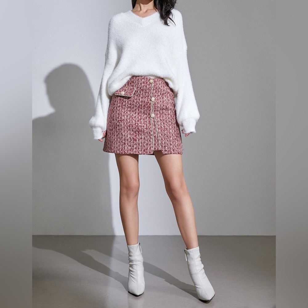 Yazmin Indian Red Plaid Skirt size s  {Reasonable offers welcome}